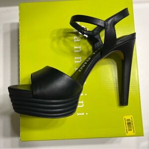 EUC Gianni Bini black ophyliah heels 7.5
